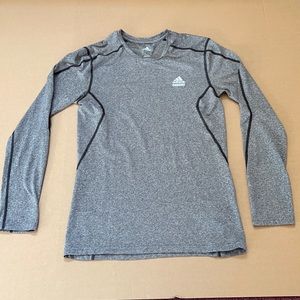 Men’s adidas long sleeve shirt gray size small